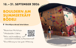 Bouldern am Summerträff Bödeli